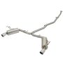 aFe Power 49-36615-P Takeda 2-1/4 IN to 2-1/2 IN 304 Stainless Steel Cat-Back Exhaust w/ Polished Tip