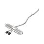 aFe Power 49-36618-1C Takeda 3 IN 304 Stainless Steel Cat-Back Exhaust w/ Center Carbon Fiber Tips