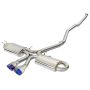 aFe Power 49-36618-L Takeda 3 IN 304 Stainless Steel Cat-Back Exhaust System w/ Blue Flame Tip
