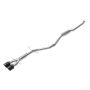 aFe Power 49-36619-B Takeda 2-1/2 IN 304 Stainless Steel Cat-Back Exhaust System w/ Black Tip