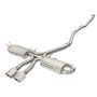 aFe Power 49-36621-P Takeda 3 IN 304 Stainless Steel Cat-Back Exhaust System w/ Polished Tip