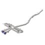 aFe Power 49-36624-L Takeda 3 IN 304 Stainless Steel Cat-Back Exhaust System w/ Blue Flame Tip