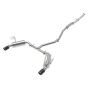aFe Power 49-36628-C Takeda 2-1/2 IN to 2-1/4 IN 304 Stainless Steel Cat-Back Exhaust w/ Carbon Fiber