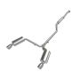 aFe Power 49-36629-P Takeda 2-1/2 IN to 2-1/4 IN 304 Stainless Steel Cat-Back Exhaust System Polished