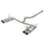 aFe Power 49-36801-L Takeda 3 IN to 2-1/4 IN 304 Stainless Steel Cat-Back Exhaust w/ Blue Flame Tip