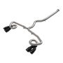 aFe Power 49-36809-B Takeda 3 IN to 2-1/2 IN 304 Stainless Steel Cat-Back Exhaust System w/ Black Tip