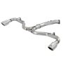 aFe Power 49-37002-1P Takeda 3 IN to 2-1/2 IN 304 Stainless Steel Axle-Back Exhaust w/ Polished Tip