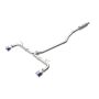 aFe Power 49-37015-L Takeda 2-1/2 IN 304 Stainless Steel Cat-Back Exhaust System w/ Blue Flame Tips