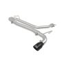 aFe Power 49-37017NM-B Takeda 2-1/2 IN 304 Stainless Steel Axle-Back Exhaust w/o Muffler Black Tips
