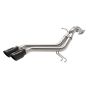 aFe Power 49-37019-B Takeda 3 IN to 2-1/2 IN 304 Stainless Steel Axle-Back Exhaust w/ Black Tip