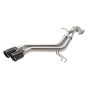 aFe Power 49-37019-C Takeda 3 IN to 2-1/2 IN 304 Stainless Steel Axle-Back Exhaust Carbon Fiber Tip