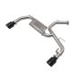 aFe Power 49-37027-B Takeda 3 IN 304 Stainless Steel Axle-Back Exhaust w/ Black Tips