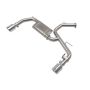 aFe Power 49-37027-P Takeda 3 IN 304 Stainless Steel Axle-Back Exhaust w/ Polished Tips