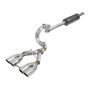 aFe Power 49-38071-P Rebel Series 2-1/2 IN 304 Stainless Steel Cat-Back Exhaust w/ Polished Tip