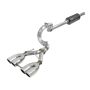 aFe Power 49-38073-P Rebel Series 2-1/2 IN 304 Stainless Steel Cat-Back Exhaust w/ Polished Tip