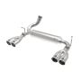 aFe Power 49-38086-P Vulcan Series 2-1/2 IN 304 Stainless Steel Axle-Back Exhaust System Polished