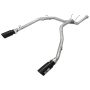 aFe Power 49-42041-B Large Bore-HD 2-1/2 IN 409 Stainless Steel DPF-Back Exhaust System w/ Black Tip