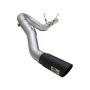 aFe Power 49-42051-1B Large Bore-HD 5 IN 409 Stainless Steel DPF-Back Exhaust System w/Black Tip
