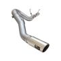 aFe Power 49-42051-1P Large Bore-HD 5 IN 409 Stainless Steel DPF-Back Exhaust System w/Polished Tip
