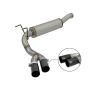 aFe Power 49-42057-B Rebel Series 3-1/2 IN Stainless Steel Cat-Back Exhaust System w/Black Tip