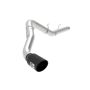 aFe Power 49-42075-B Large Bore-HD 5 IN 409 Stainless Steel DPF-Back Exhaust System w/Black Tip