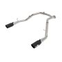 aFe Power 49-42080-B Large Bore-HD 3 IN 409 Stainless Steel DPF-Back Exhaust System w/Black Tip