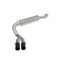 aFe Power 49-42082-B Rebel Series 3-1/2 IN Stainless Steel Cat-Back Exhaust System w/ Black Tip