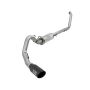 aFe Power 49-43008-B Large Bore-HD 4 IN 409 Stainless Steel Turbo-Back Exhaust System w/ Black Tip