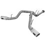 aFe Power 49-43065-P Large Bore-HD 4 IN 409 Stainless Steel DPF-Back Exhaust System w/Polished Tip