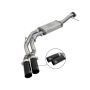 aFe Power 49-43078-B Rebel Series 3 IN to 2-1/2 IN 409 Stainless Steel Cat-Back Exhaust w/ Black Tip