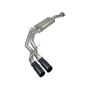 aFe Power 49-43081-B Rebel Series 3 IN to 2-1/2 IN 409 Stainless Steel Cat-Back Exhaust w/Black Tip