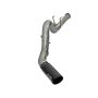 aFe Power 49-43090-B Large Bore-HD 5 IN 409 Stainless Steel DPF-Back Exhaust System w/Black Tip