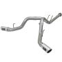 aFe Power 49-43092-P Large Bore-HD 4 IN 409 Stainless Steel DPF-Back Exhaust System w/Polished Tip