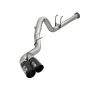 aFe Power 49-43102-B Rebel XD Series 4 IN 409 Stainless Steel DPF-Back Exhaust w/Dual Black Tips