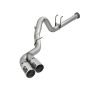 aFe Power 49-43121-P Rebel XD Series 4 IN 409 Stainless Steel DPF-Back Exhaust w/Dual Polished Tips