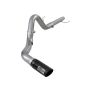 aFe Power 49-43143-B Large Bore-HD 4 IN 409 Stainless Steel DPF-Back Exhaust System w/ Black Tip