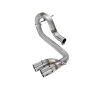 aFe Power 49-44065-P Rebel Series 3 IN 409 Stainless Steel DPF-Back Exhaust System w/Polished Tip