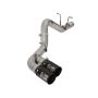 aFe Power 49-44089-B Rebel XD Series 4 IN 409 Stainless Steel DPF-Back Exhaust w/Dual Black Tips