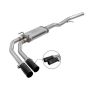 aFe Power 49-44098-B Rebel Series 3 IN to 2-1/2 IN 409 Stainless Steel Cat-Back Exhaust w/ Black Tip