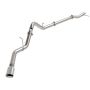 aFe Power 49-44144-P Large Bore-HD 3 IN 409 Stainless Steel DPF-Back Exhaust System w/Polished Tip