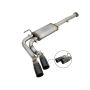 aFe Power 49-46033-B Rebel Series 3 IN Cat-Back Exhaust System w/ Dual Mid-Side Exit Black Tips