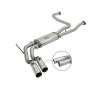 aFe Power 49-46124-P Rebel Series 3 IN 409 Stainless Steel Cat-Back Exhaust System w/Polished Tip