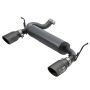 aFe Power 49-48061-B Rebel Series 2-1/2 IN 409 Stainless Steel Axle-Back Exhaust System w/ Black Tips