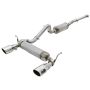 aFe Power 49-48062-P Rebel Series 2-1/2 IN 409 Stainless Steel Cat-Back Exhaust w/ Polished Tips