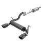 aFe Power 49-48066-B Rebel Series 2-1/2 IN 409 Stainless Steel Cat-Back Exhaust System w/ Black Tips