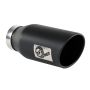 aFe Power 49-92018-BR15 MACH Force-Xp 409 Stainless Steel Clamp-on Exhaust Tip Black