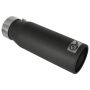 aFe Power 49-92043-B MACH Force-Xp 409 Stainless Steel Clamp-on Exhaust Tip Black