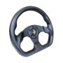 NRG Carbon Fiber Steering Wheel (320mm) Flat Bottom Matte Black Carbon