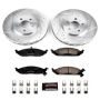 PowerStop K1679 Z23 Daily Driver Carbon-Fiber Ceramic Brake Pad and Drilled & Slotted Rotor Kit