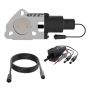 QTP QTEC25 2.5in Bolt-On QTEC Electric Cutout Valve - Single